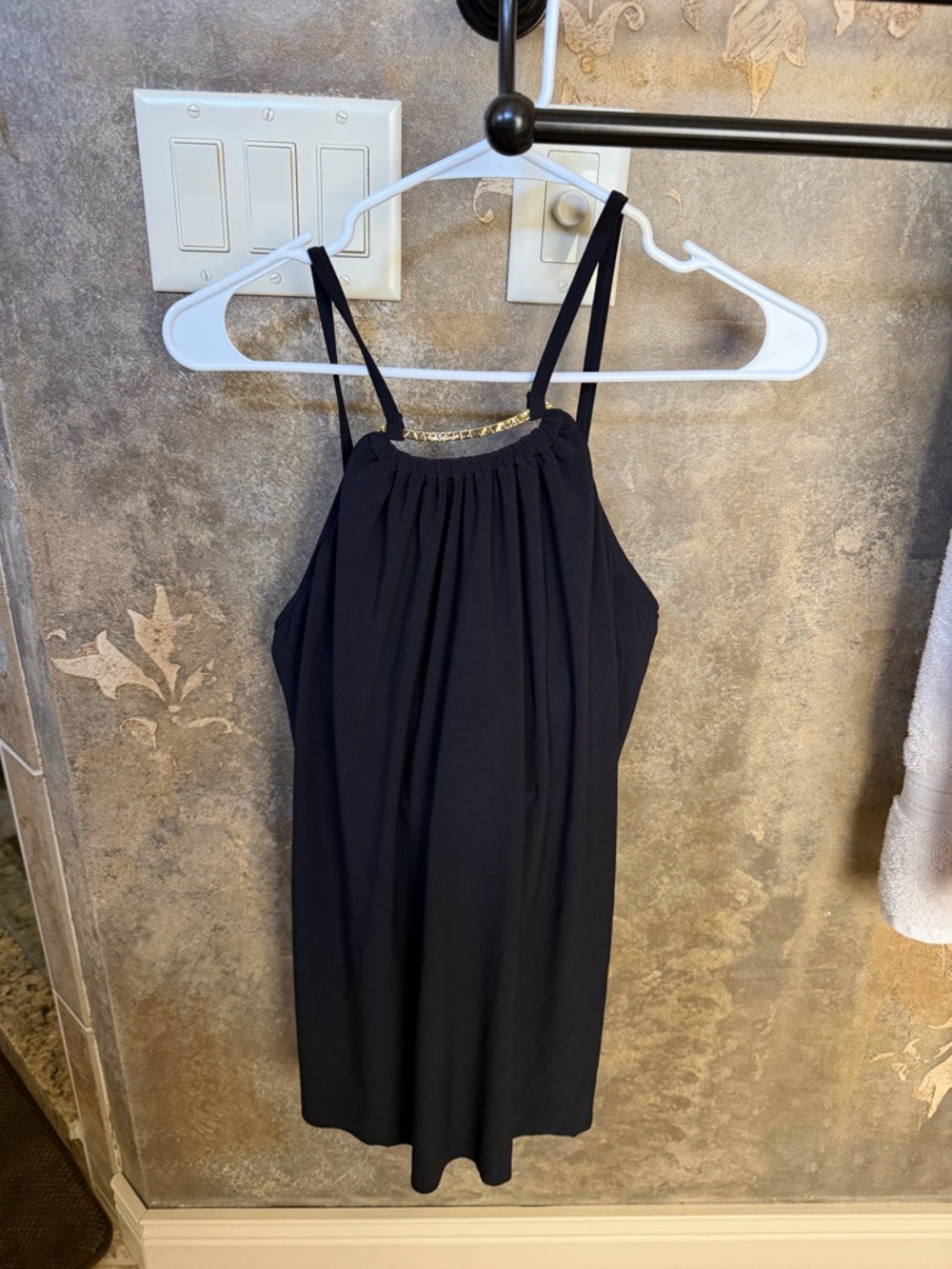 Magicsuit Black Gathered Halter One-Piece Swimsuit